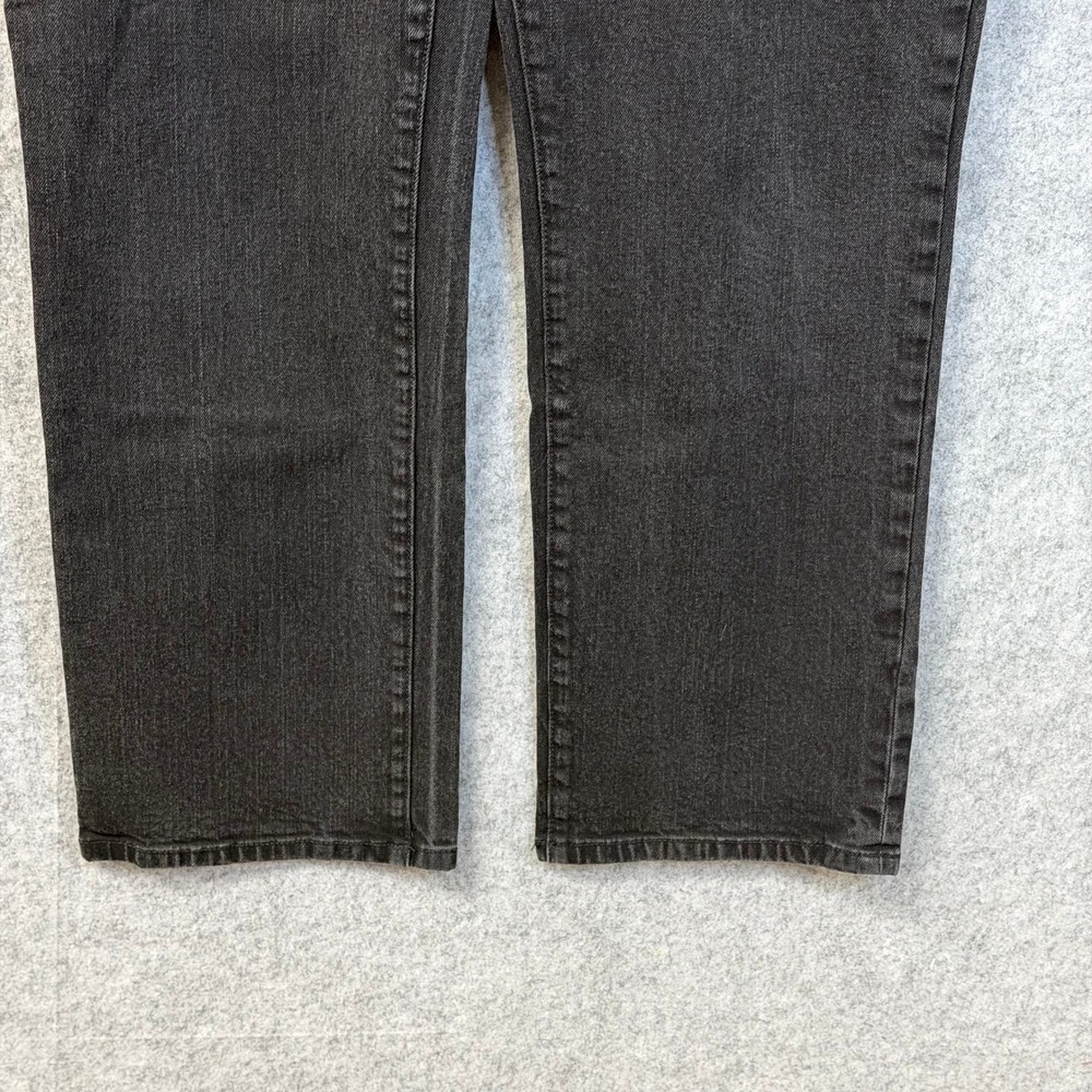 Lauren Ralph Lauren Jeans Co Womens Black Straight Leg Denim Pants Plus Size 16W - Picture 2 of 14